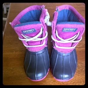 Sperry duck boots - kids